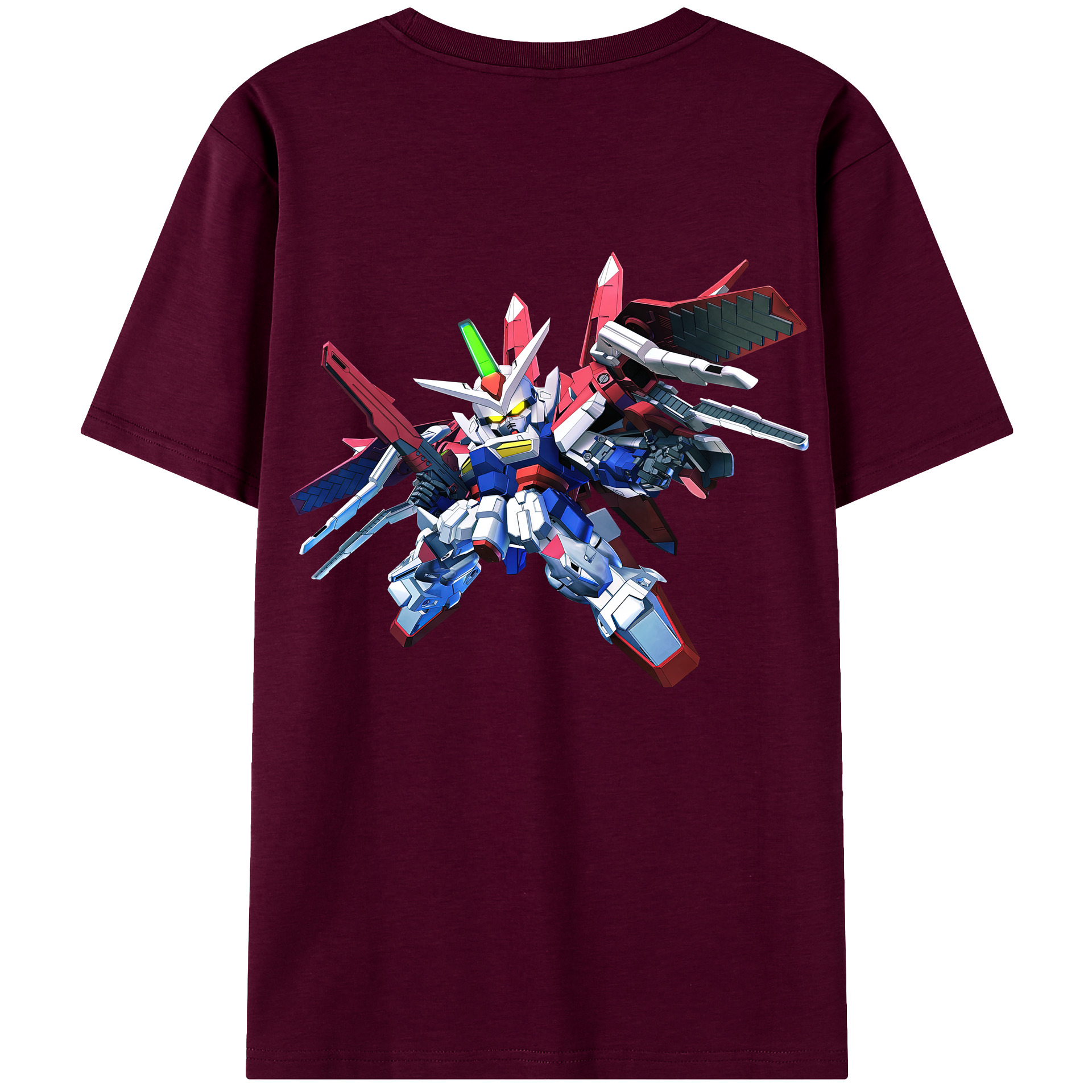 （画像用） 機動戦士ガンダム Mobile Suit Gundam レディース半袖Tシャツ(バックプリント)